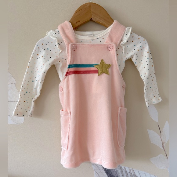 Petite Lem 2-Piece Dress and Bodysuit Set, 9M - Picture 1 of 8